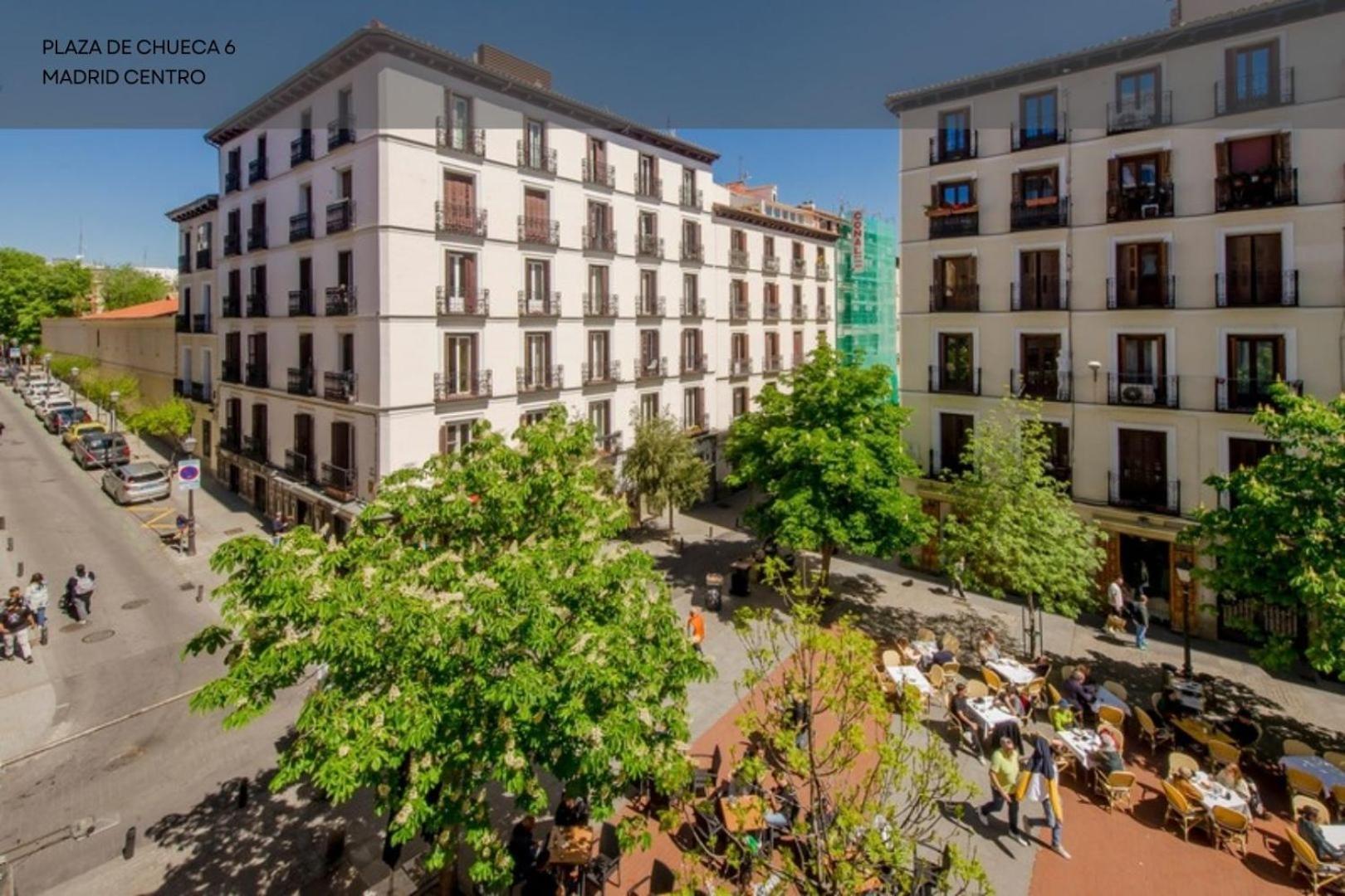 Cool Apt Para 9Pax En Plena Plaza De Chueca Madrid Luaran gambar
